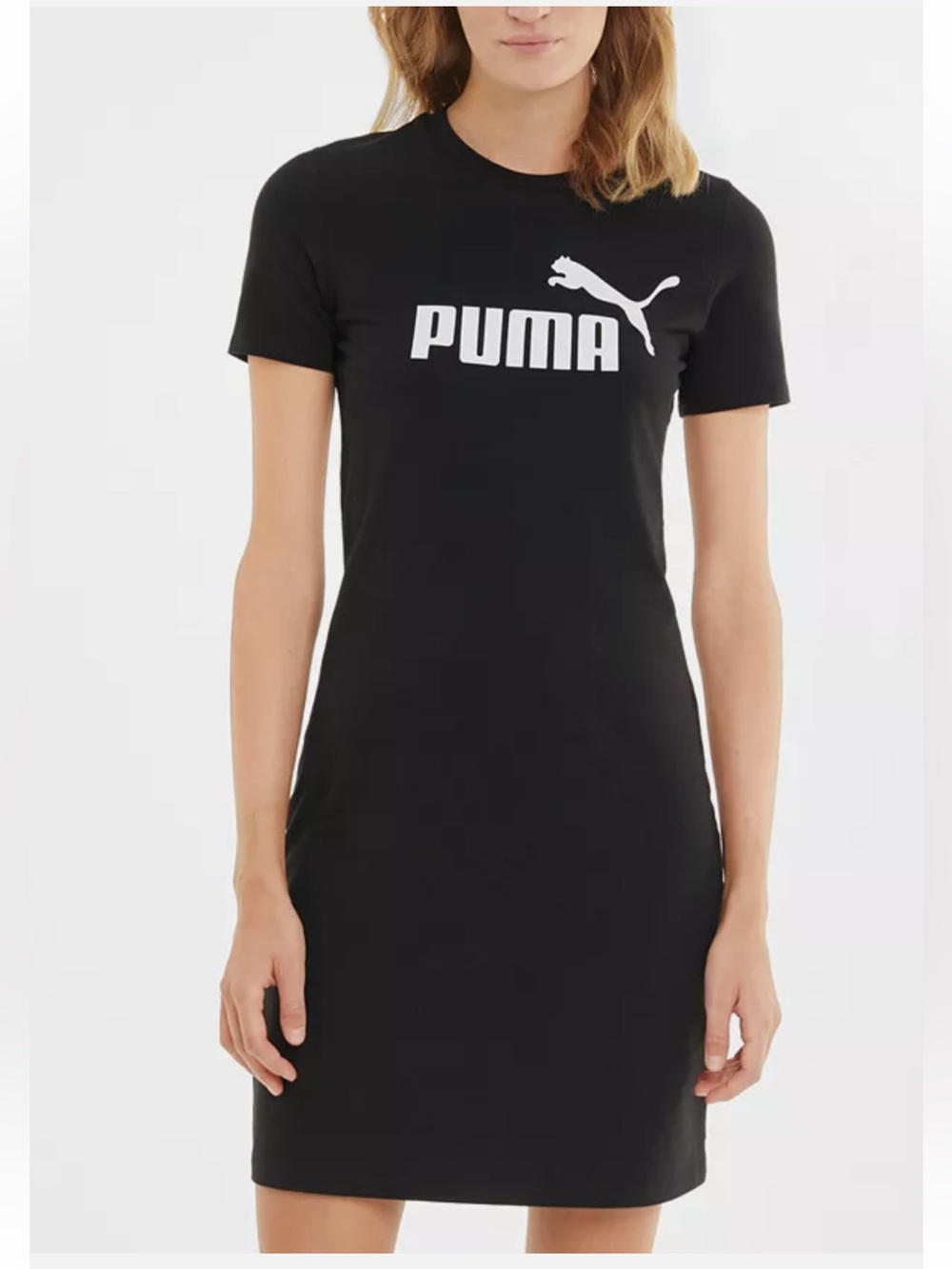 Puma Black Logo Crewneck mini dress